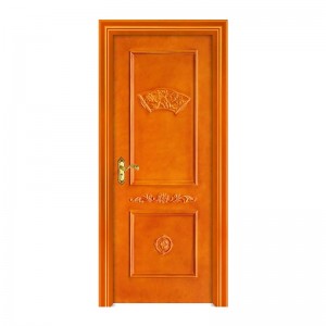 2021 China einfache Holztür wpc Außentür lackierte Tür für kommerzielle billige